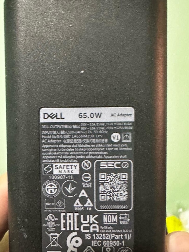 DELL 20W 3.25A Orijinal Leptop Adaptörü - 2