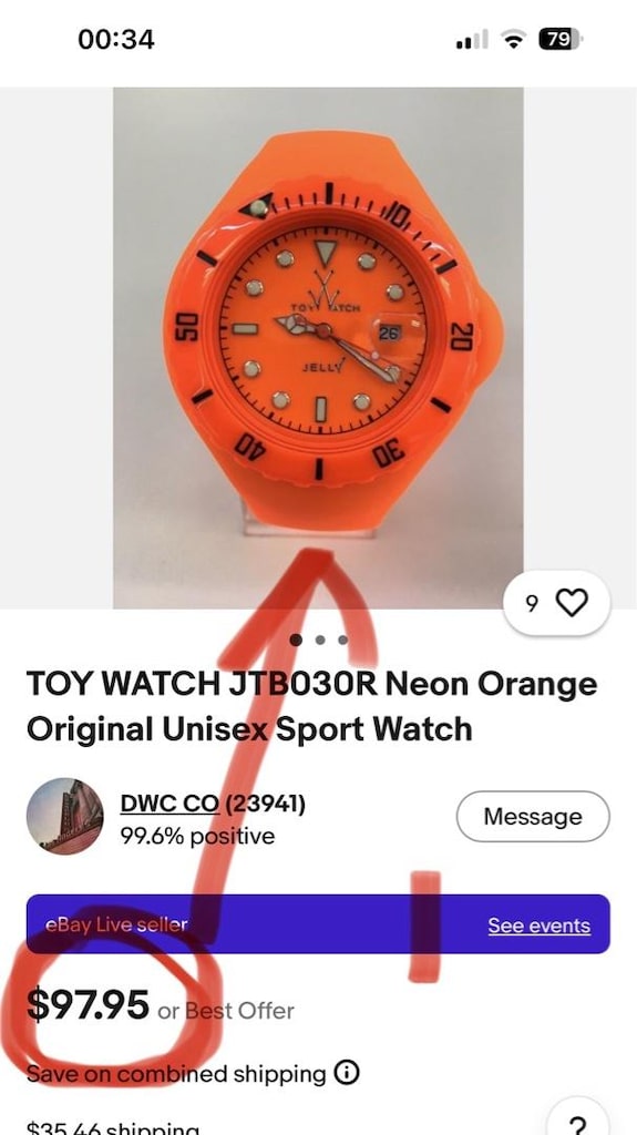 Toy Watch jelly Saat sıfır ayarında - 11