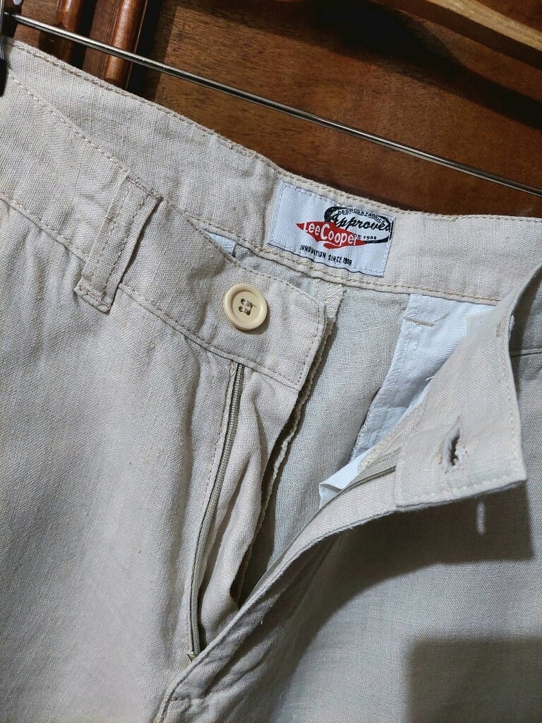 LeeCOOPER keten görünüm yazlık pantolon - 6
