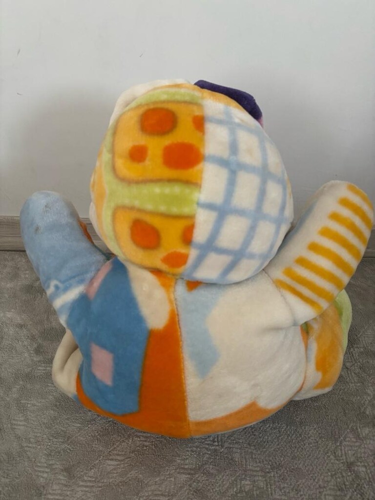 Renkli Puantiyeli Büyük Boy Peluş Tavşan / Çocuk Oyun Arkadaşı - 4