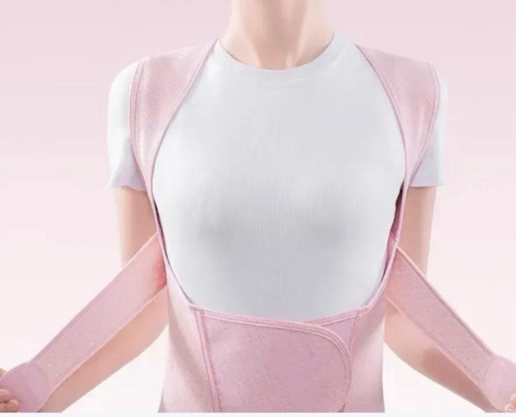 Pembe Postür Düzeltici Korse - 2