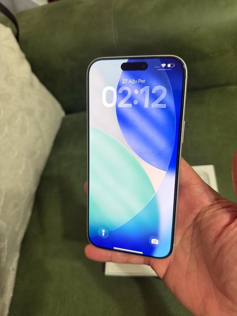 iphone 17pro max (17 ay garantili pil 100) - 10