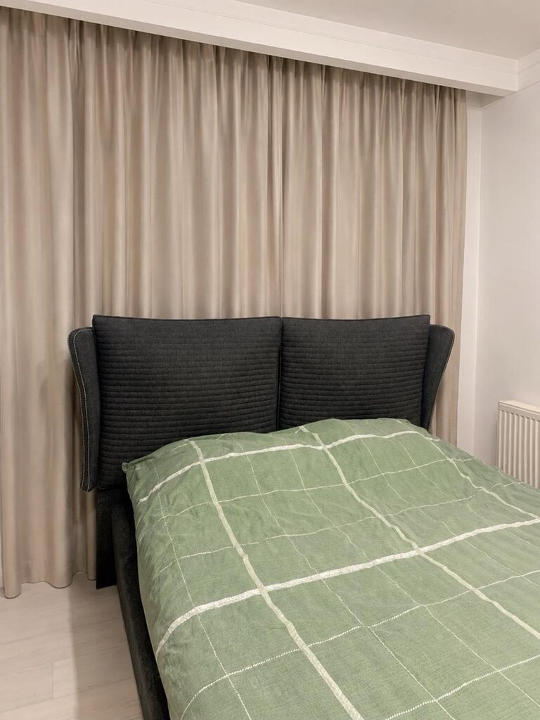 Vivense gri kumaş baza + başlık 160/200 - 3