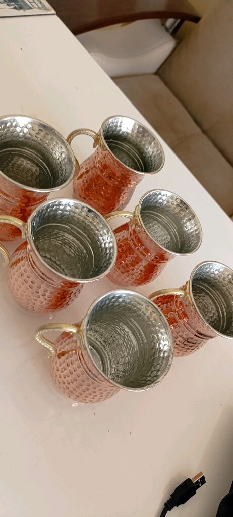 Bakır Ayran Bardagı 6lı - 5