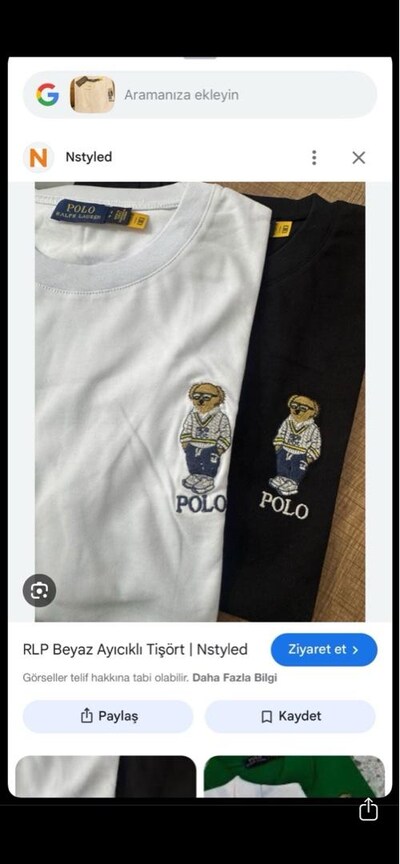 Polo Ralph Lauren Orijinal Tshirt
