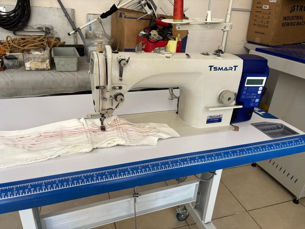 Tsmart kafadan motorlu tam otomatik düz makina - 3