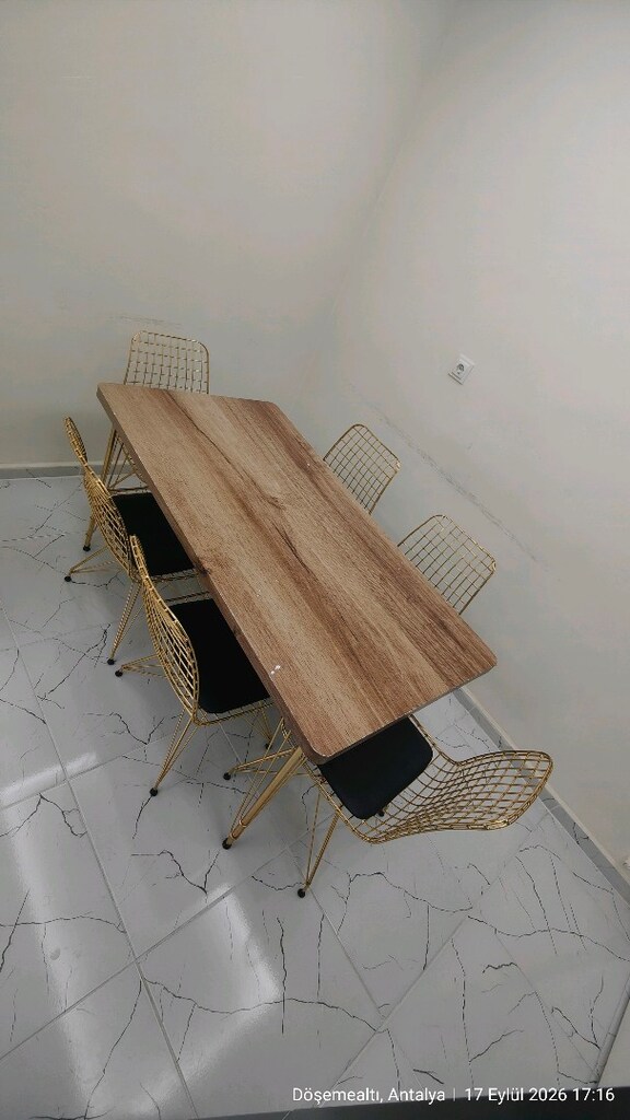 6 adet sandalye 1 masa - 3