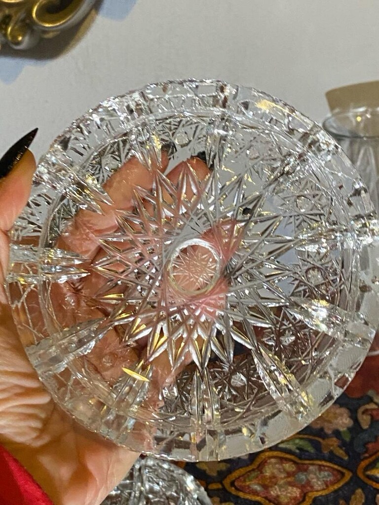 Vintage Kristal Küllük & Büyük Boy - 2 adet - 13