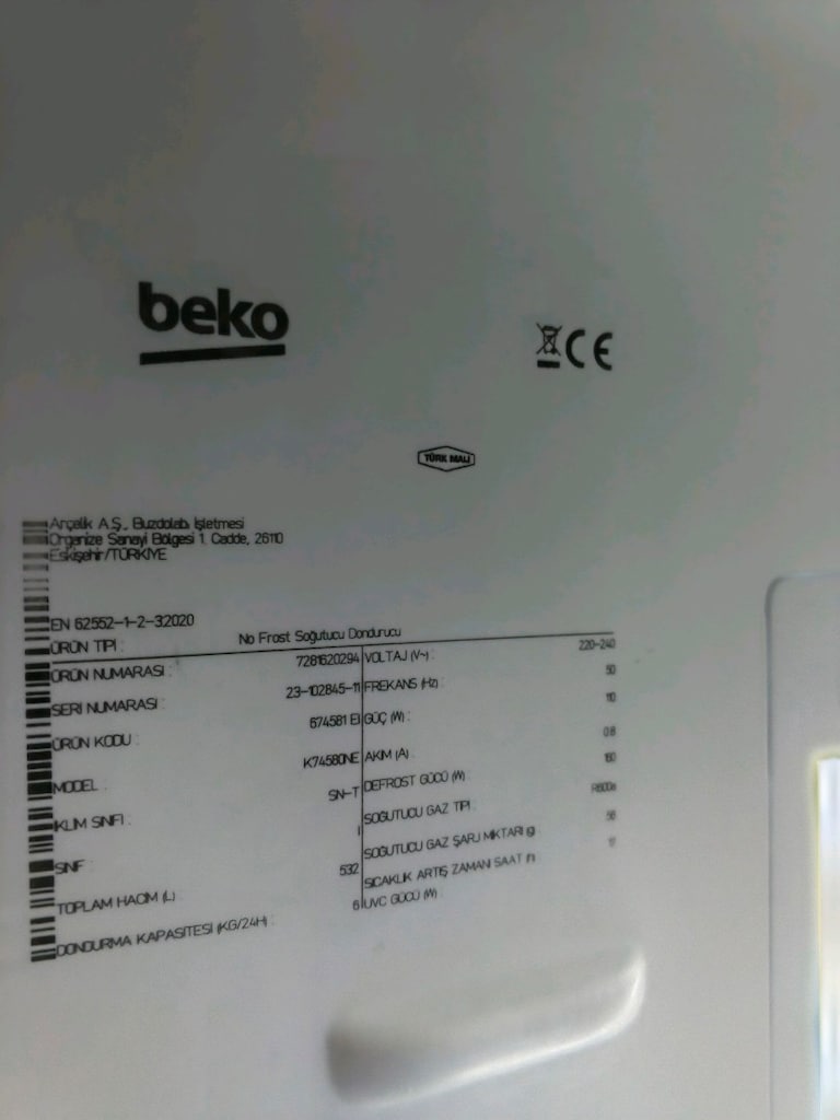 674581 EI No Frost Inox Leke tutmayan Buzdolabı - 7