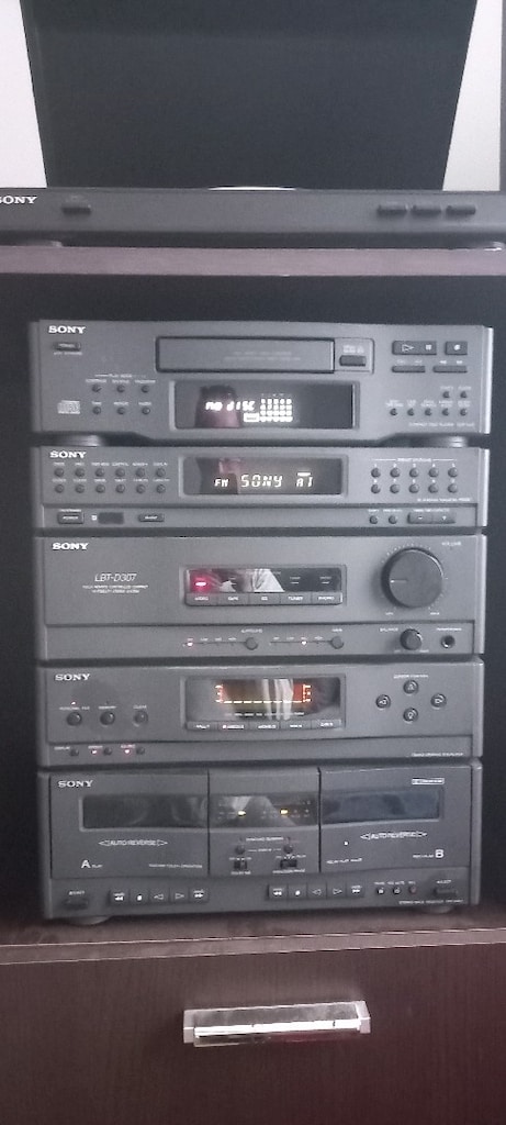 Sony Müzik Seti, Sistemi . Pikap , CD, Radyo/Tuner,Kaset,Aux,Hoparlör - 6