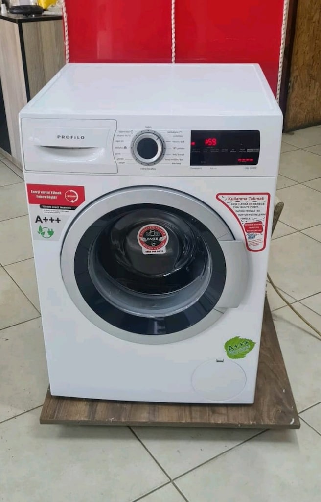 GARANTİLİ @PROFİLO İNVERTOR MOTOR 9 KG AZ KULLANILMIŞ ÇAMAŞIR - 6