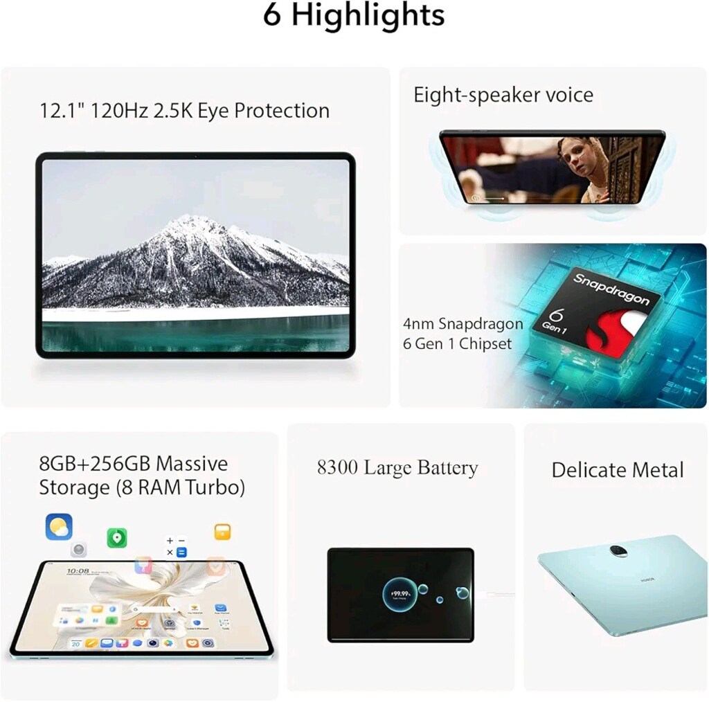 Honor Pad 9 256 GB 12.1" Tablet - 9