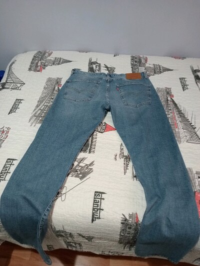 orjinal Levi's erkek sıfır kot pantolon 33/34 bel 43 paça 19
