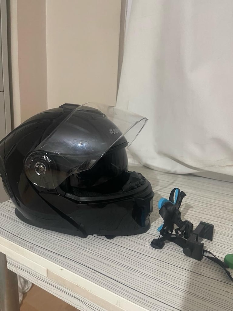 TELEFON TUTUCULU KASK SIFIR - 2