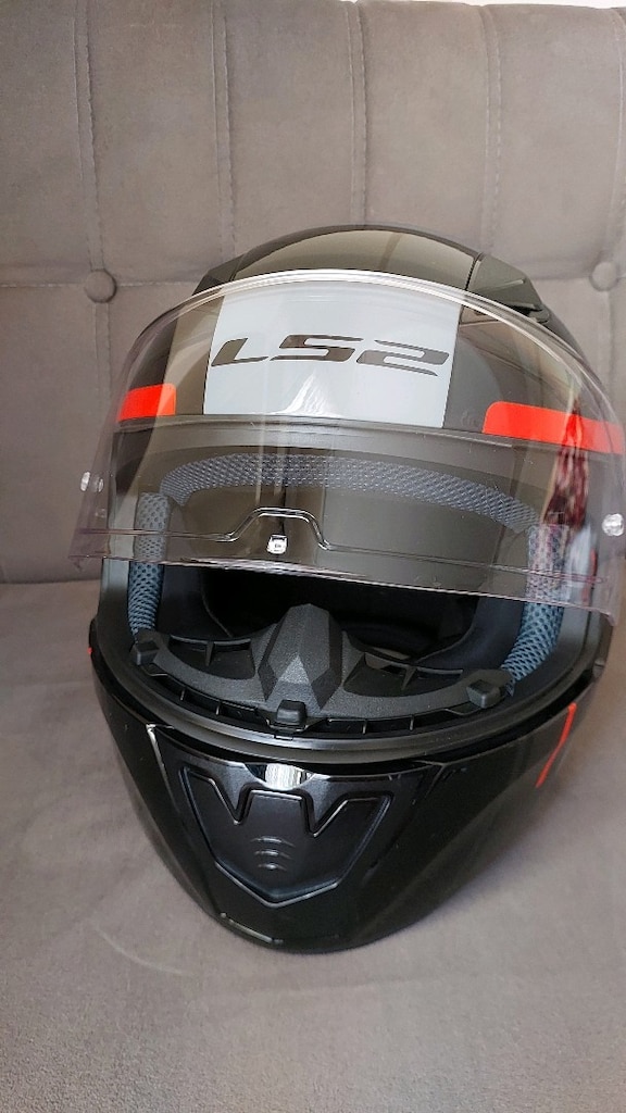 LS2 Rapid 2 Race Chos Siyah-Kırmızı Kask +1 Şeffaf Vizörlü) - 2