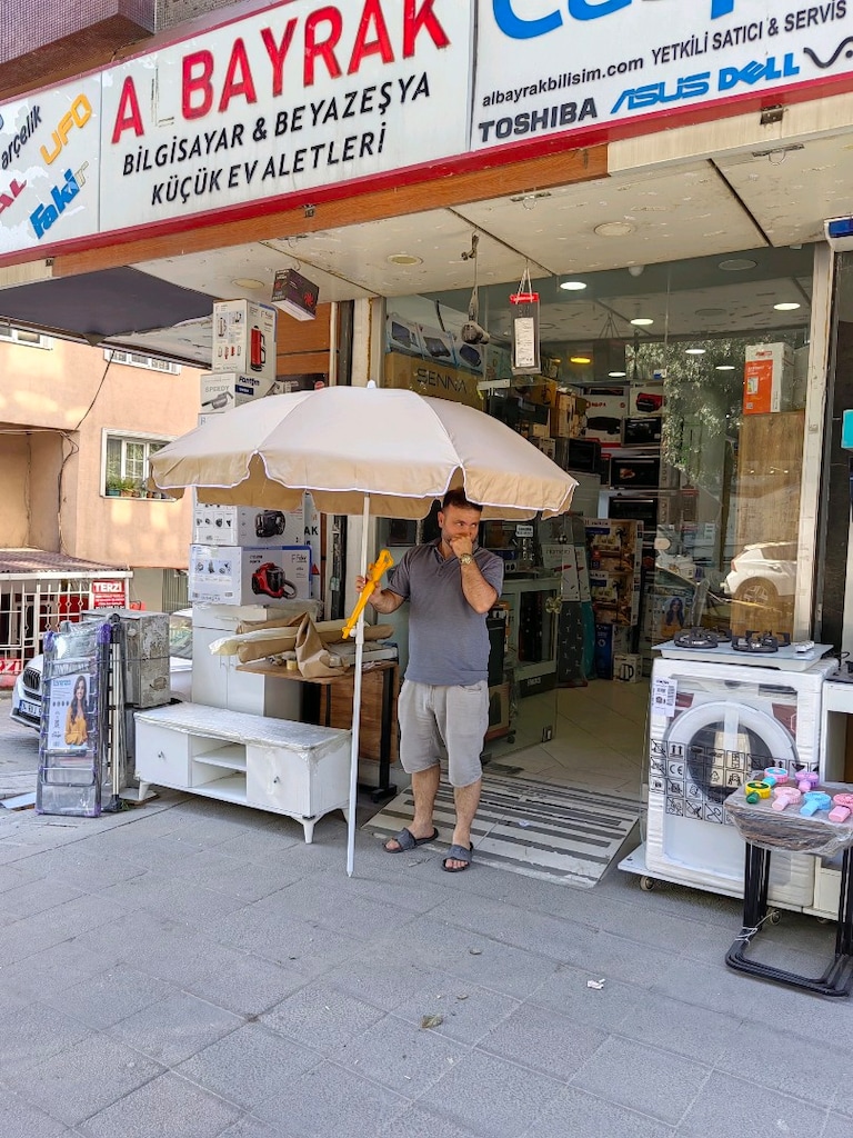 200cm plaj şemsiyesi SIFIR MAGAZADAN A KALİTE YERLİ ÜRETİM kamp karava - 7