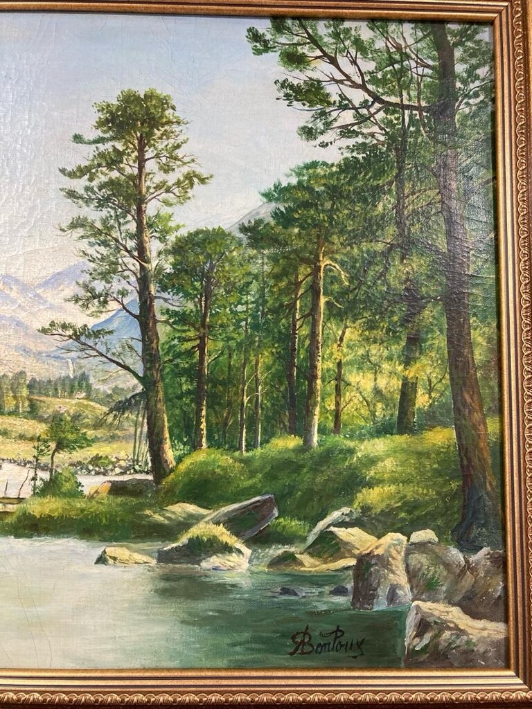 Antika yağlıboya tablo - 2