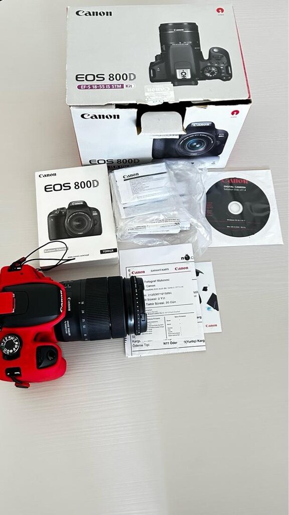 Canon EOS 800D fotoğraf makinesi 18-135 kit lens - 3