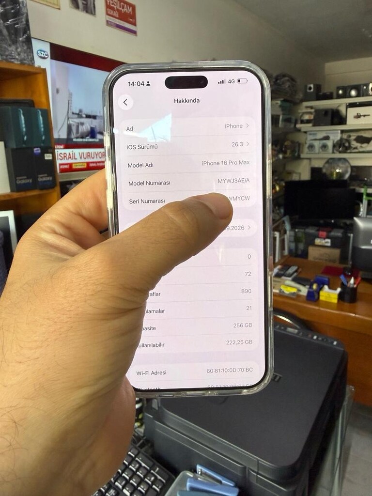 IPHONE 16 PRO MAX ÇÖL RENGİ SIFIRI NEYSE O - 9