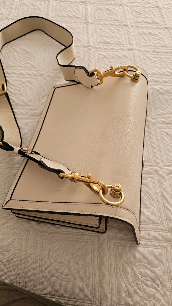 Tory burch marka bej rengi çanta - 6