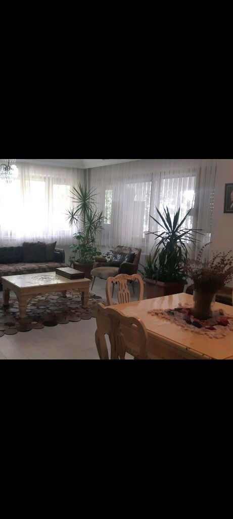 Antika, el koyması, açılır ceviz masa-sandalye takımı - 2