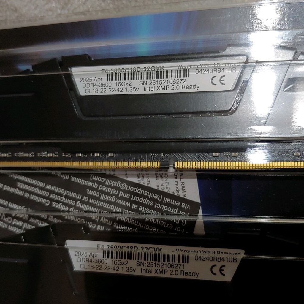 GSKILL RİPJAWS DDR4 16GB X2 3600 MHZ MASAÜSTÜ PC RAM - 3