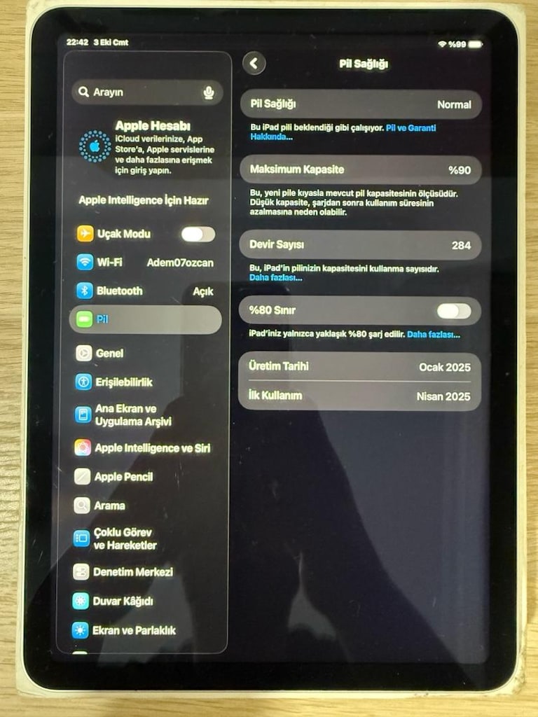 iPad Air / M3 / 11 inç / 128 GB / Gümüş - 3