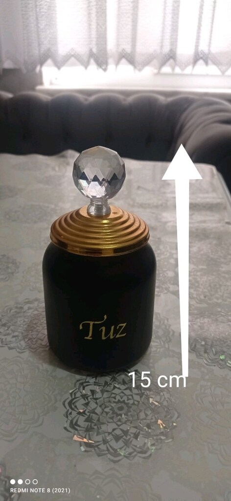 3lü siyah gold cam saklama kavonozlari - 3