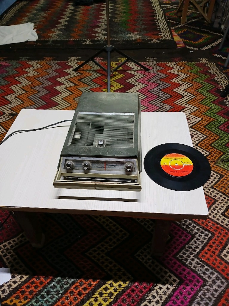antika crown radyo plak çalar - 6