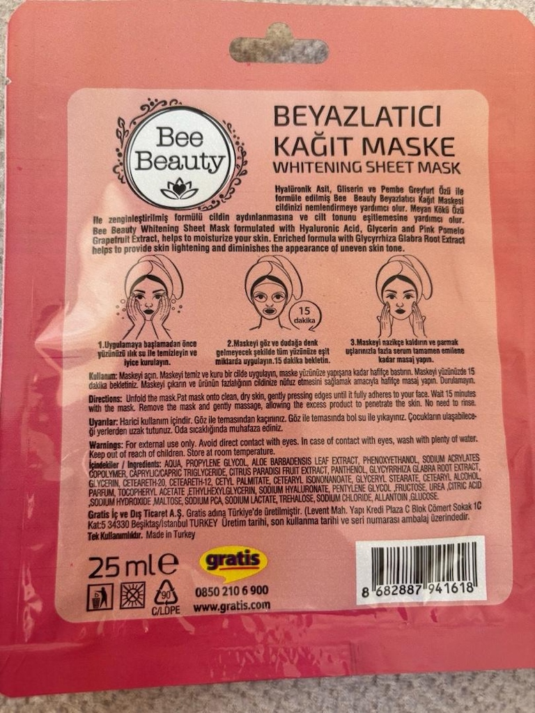 Bee Beauty 3lü Cilt Bakım Maskesi Seti - 5