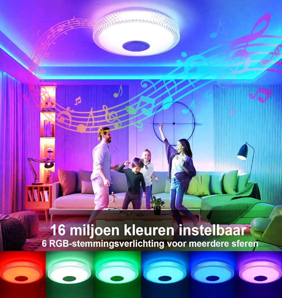 SIFIR TOPBOS 30W 4000 LÜMEN RGB U.KUMANDALI BT.HOPARLÖRLÜ LAMBA - 2