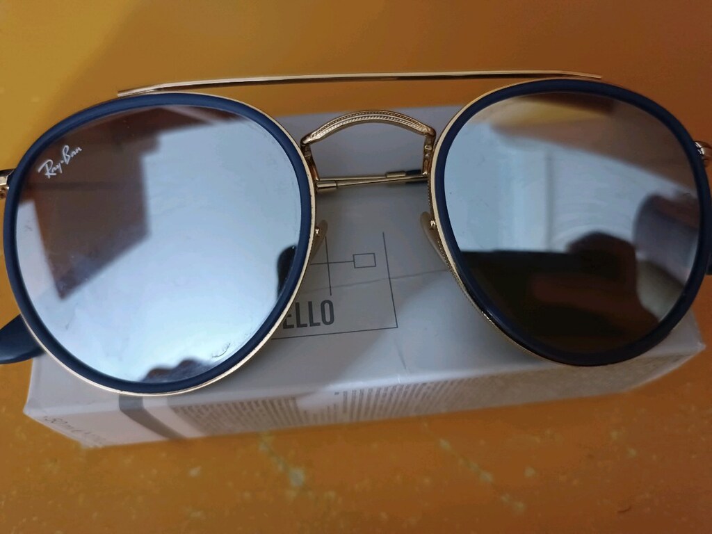 Ray-Ban RB3647N Round Double Bridge Unisex Güneş Gözlüğü - Orijinal - 2