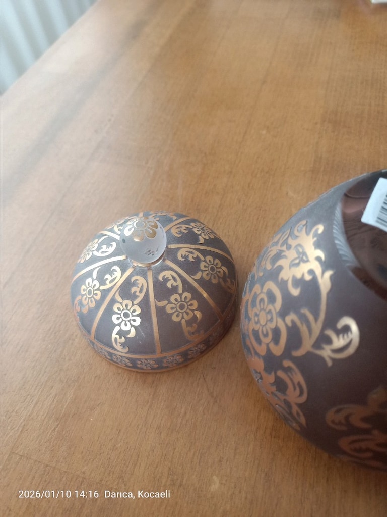 Paşabahçe özel üretim Osmanlı sekerlik - 2