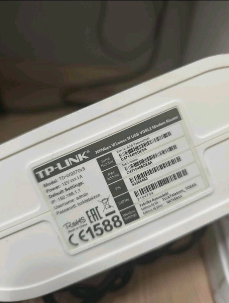 Türk Telekom Modem Vdsl - 4