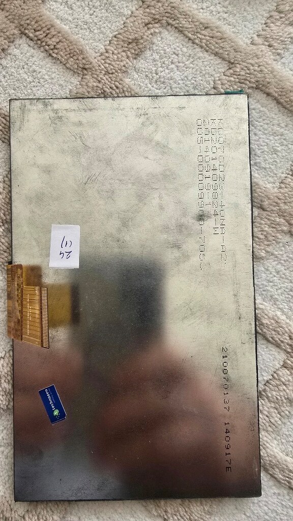 KD070D23-40NA-A29-REVA kodlu tablet teyp multimedya üretim bandı ekran - 3