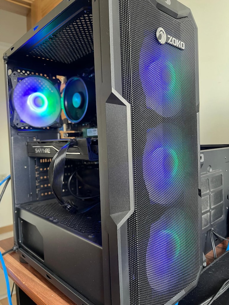 RYZEN 2600 / SAPPHİRE RX470 / 16gb RAM OYUNCU GAMİNG BİLGİSAYARI - 8