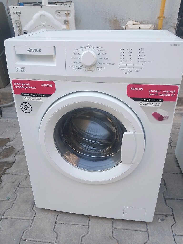 İKİSİ DE 2 3 YILLIK ORJİNAL buzdolabı ENİ 60 CM ÇAMAŞIR MAKİNA 5 KİLO - 8