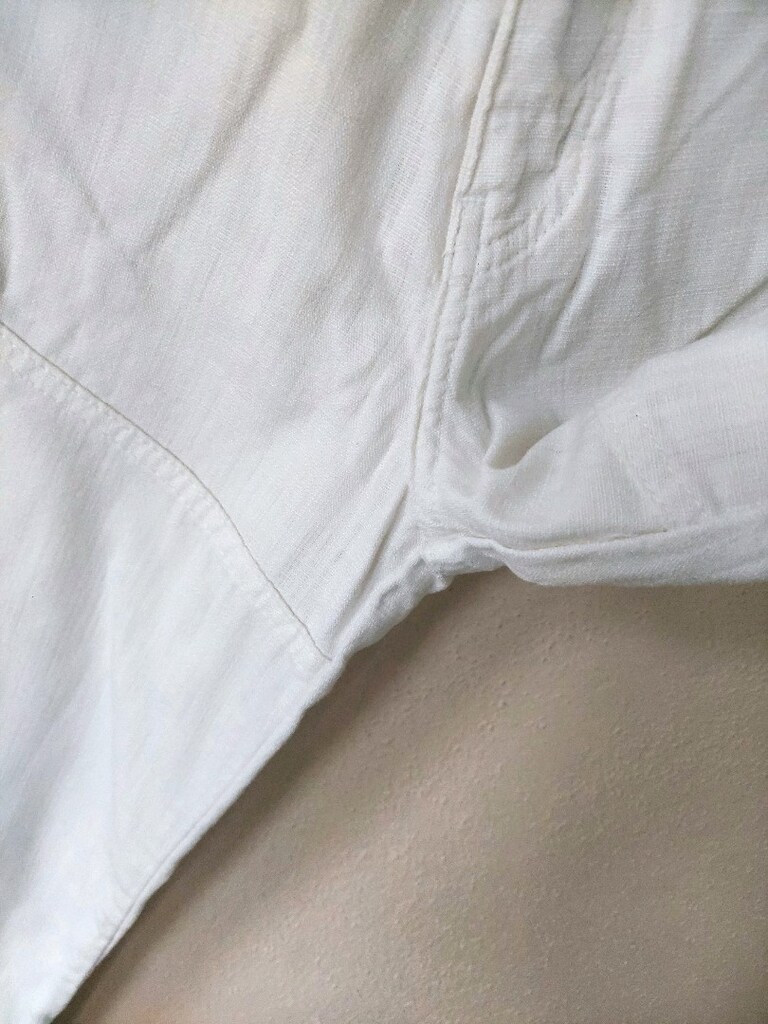 KETEN görünüm fırça desen pantolon - 3