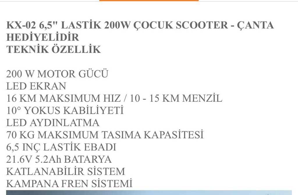 ONVO elektrikli scooter - 5
