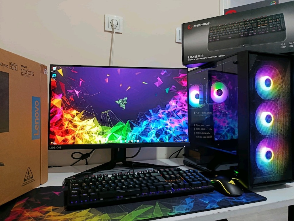 RYZEN 7 5700/4060Tİ/16/500/240 HZ MONİTÖR HER ŞEY DAHİL GAMİNG SET - 7