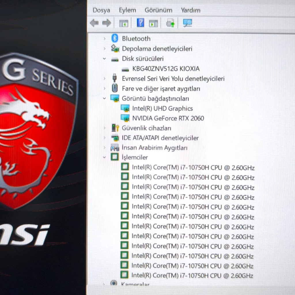 MSI LEOPARD / 32 RAM / RTX2060 / 500 SSD / İ7 İŞLEMCİ / 144 HZ EKRAN - 6
