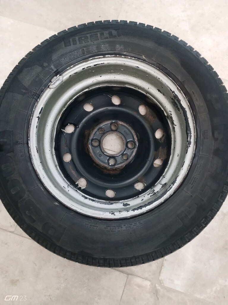 temiz ve sağlam 175x70 R 14 prelli marka stepne jantlı lastik - 3