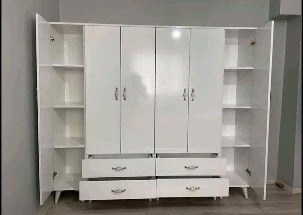 **DAHA UCUZU YOK** ÜCRETSİZ KURULUM KAPIDA ÖDEME GARDROP ELBİSE DOLABI - 2
