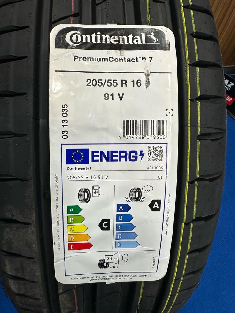 YAZLIK SIFIR 205 55 16 CONTİNENTAL ETİKETLİ - 7