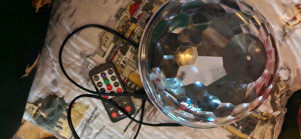 Işık, Led lamba, disko topu, radyo - 6