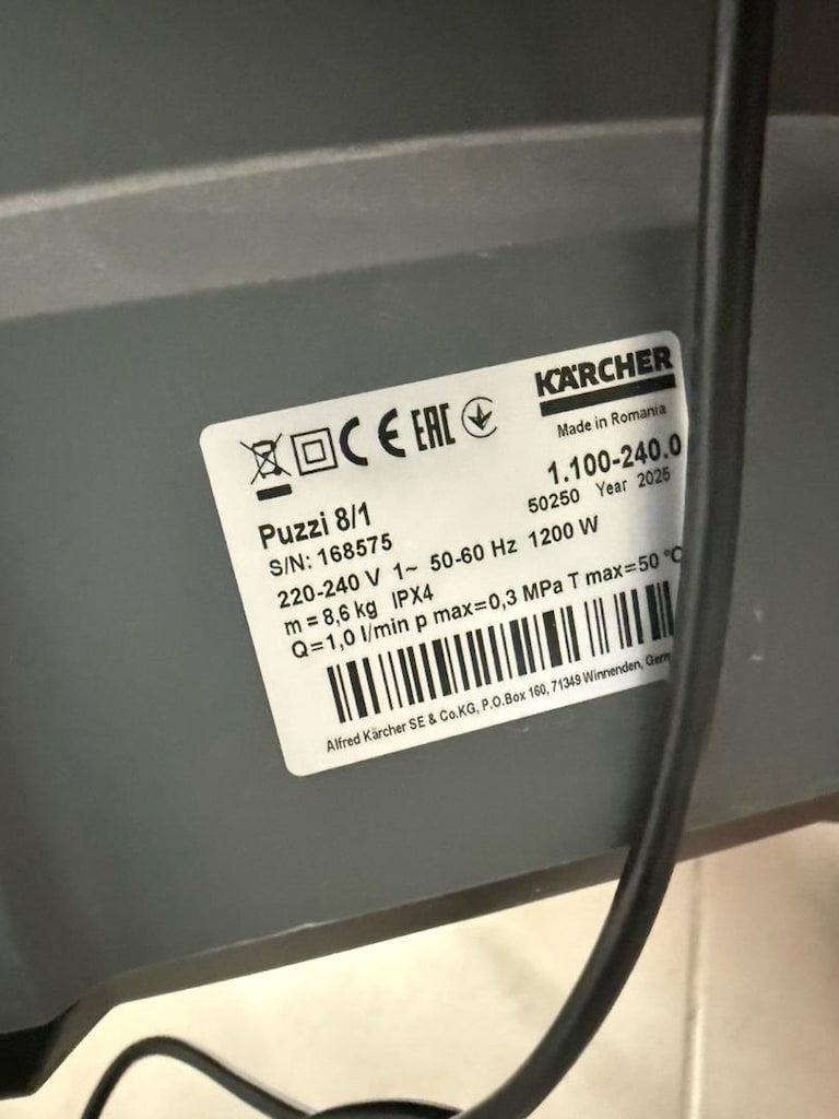 karscher puzzi 1/8 halı yıkama makinası - 2