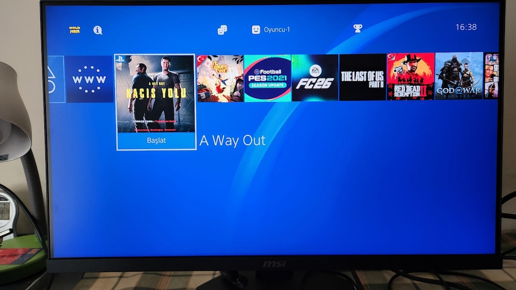 PS4 Slim 1 TB, 16 Oyunlu, Çift Kollu, Sorunsuz Tertemiz Cihaz - 14