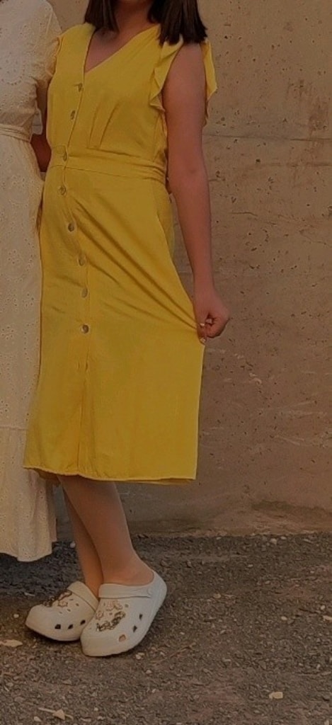 S. beden yazlık elbise - 3