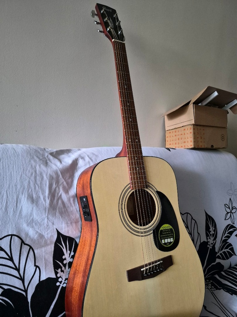 Cort AD810E-OPW Elektro Akustik Gitar Cort Kilifl - 3