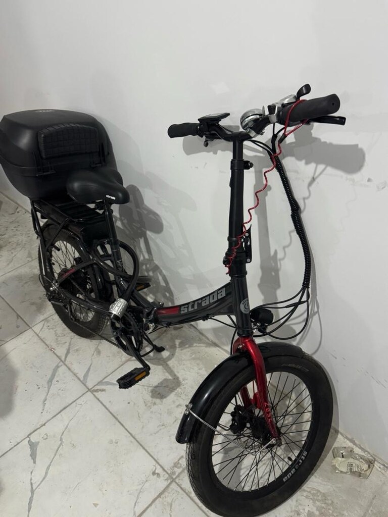 STRADA ELEKTRİKLİ BİSİKLET KATLANIR ORJİNAL 125KM HATASIZ DAHA SIFIR - 2